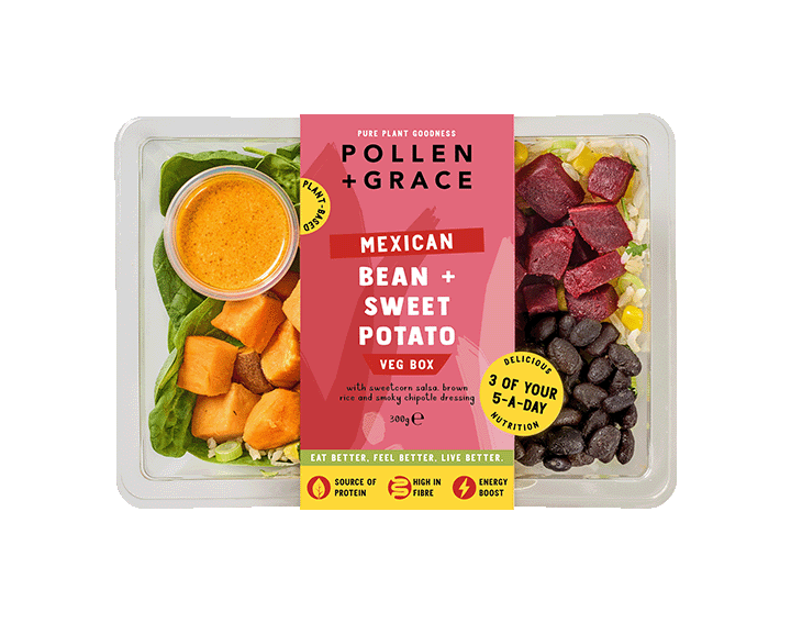 Mexican Bean + Sweet Potato Veg Box 300g