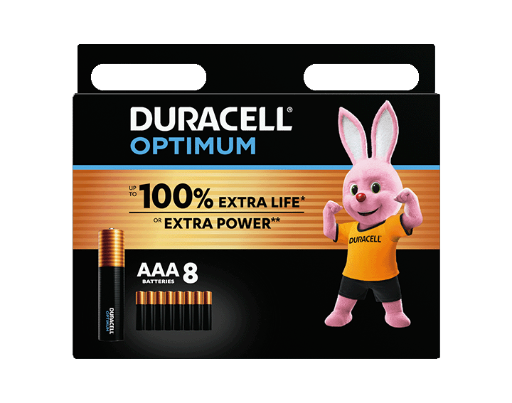 Duracell Optimum AAA x8