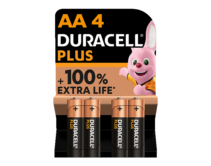 Duracell Plus 100% AA X4