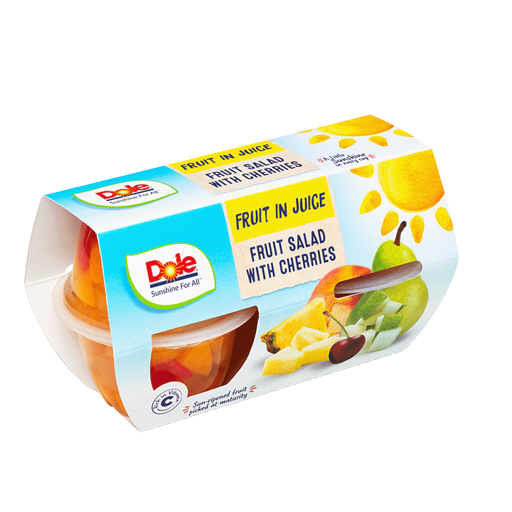 Mixed Fruit with Cherries in Juice 4 x 113g