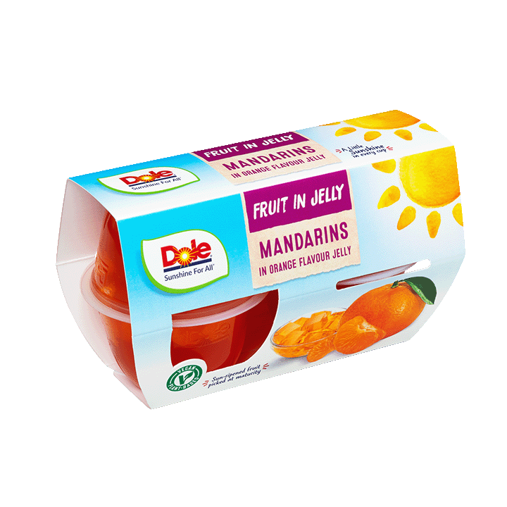 Mandarins in Orange Jelly 4x123g