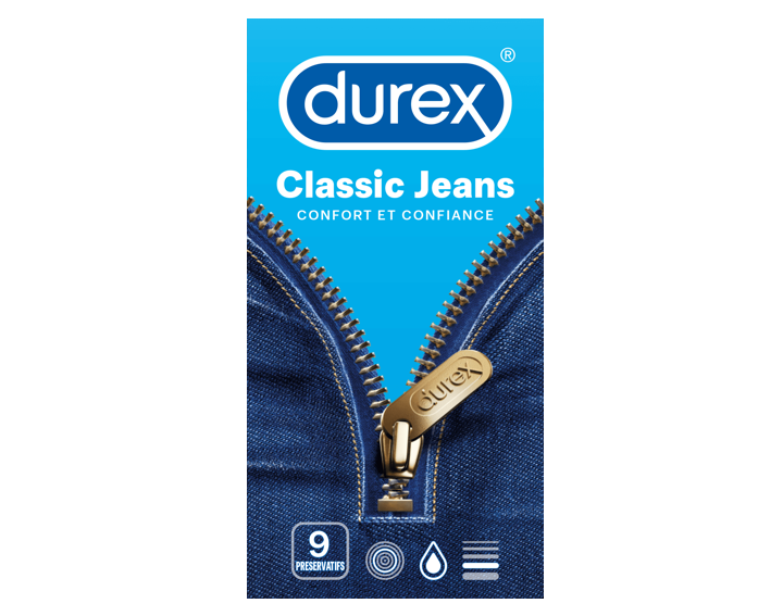 Préservatifs Classic Jeans Confort x9