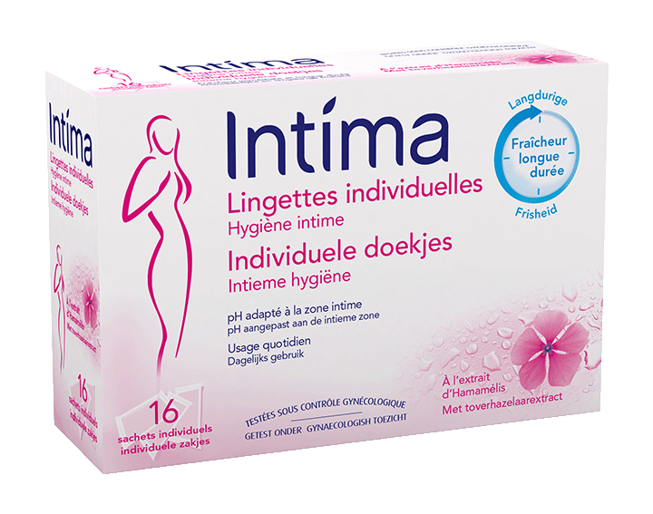 Lingettes Hygiène Intime Fraicheur x16