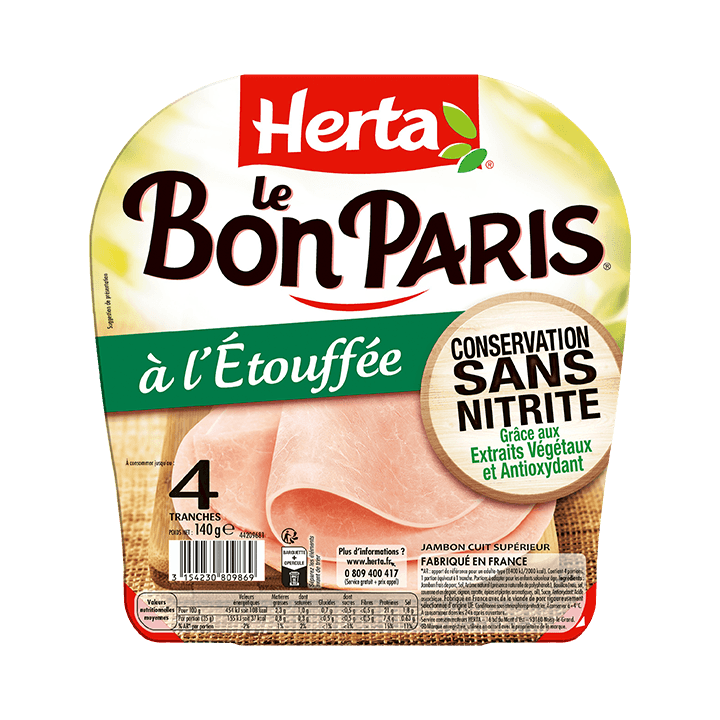 Le Bon Paris à l'Etouffée Conservation Sans Nitrite 4T