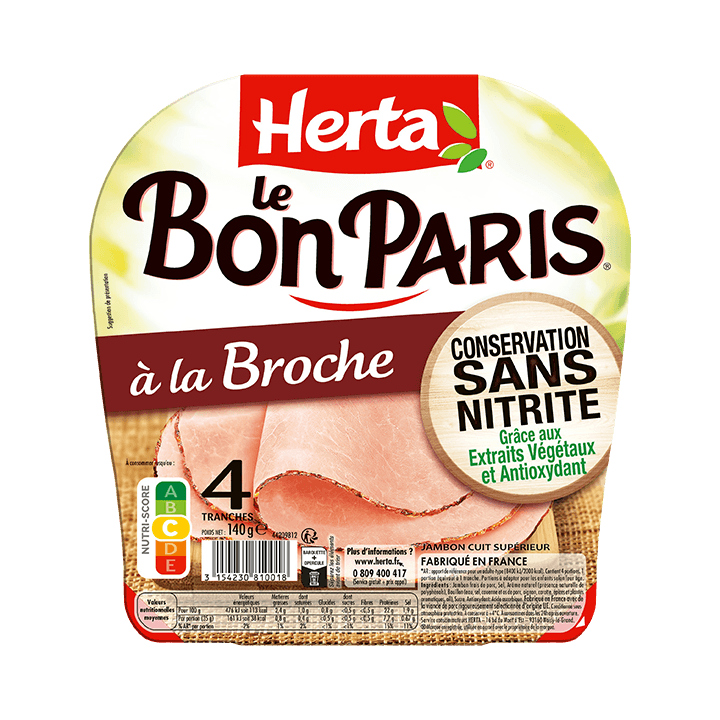 Le Bon Paris à la Broche Conservation Sans Nitrite