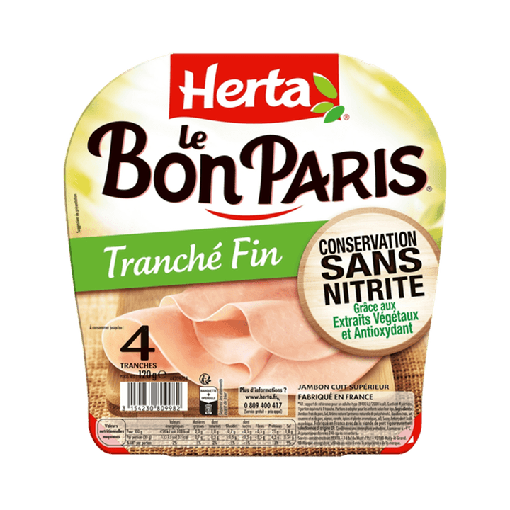 Le Bon Paris Tranché Fin Conservation Sans Nitrite