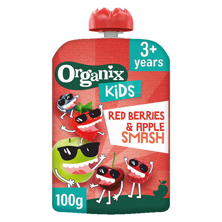 Red Berries & Apple Fruit Smash Pouch 100g