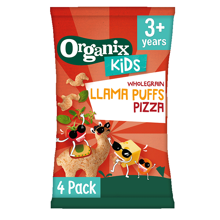 Pizza Llama Puffs Multipack 4x12g