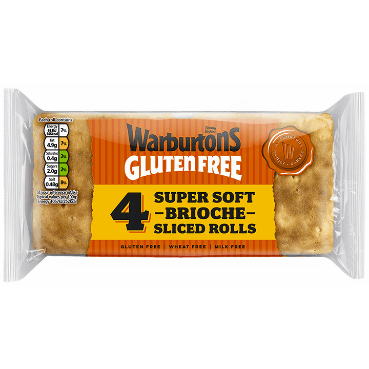 Soft Sliced Brioche Rolls