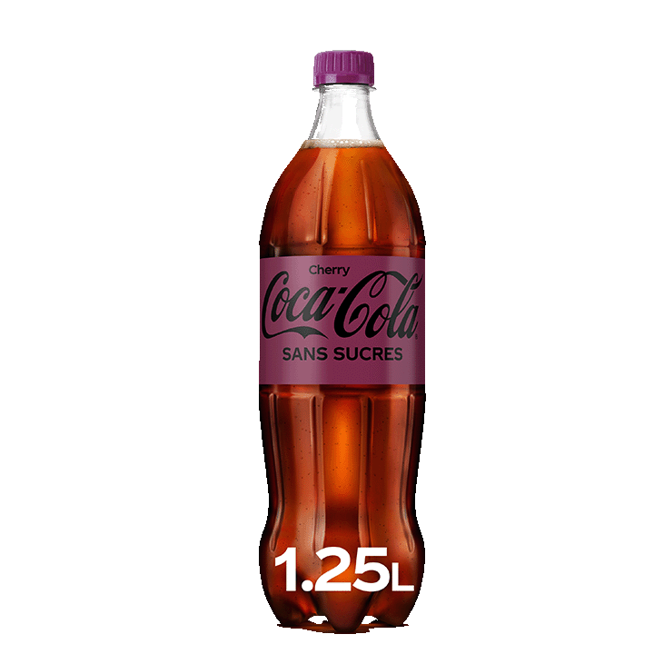 Coca-Cola sans sucres cherry bouteille 1,25L