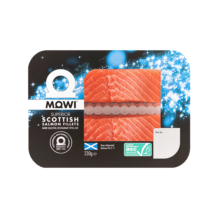 Scottish salmon fillets 230g
