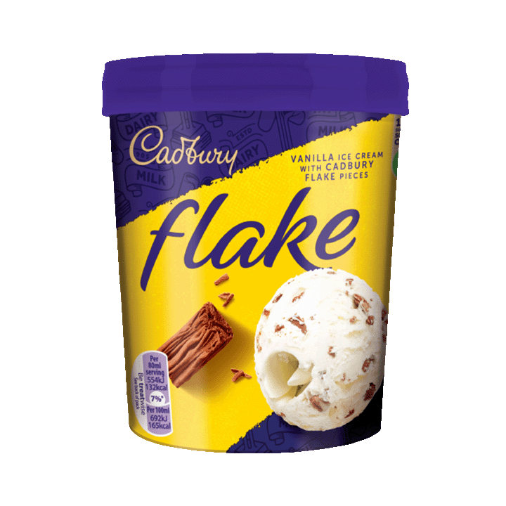 Cadbury Flake Ice Cream 480ml