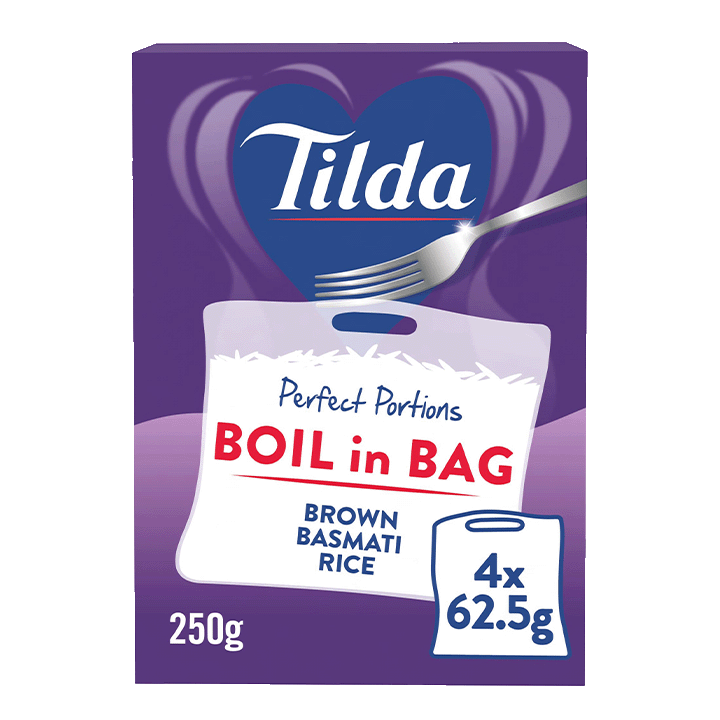 Boil in the Bag Brown Basmati Rice 250g