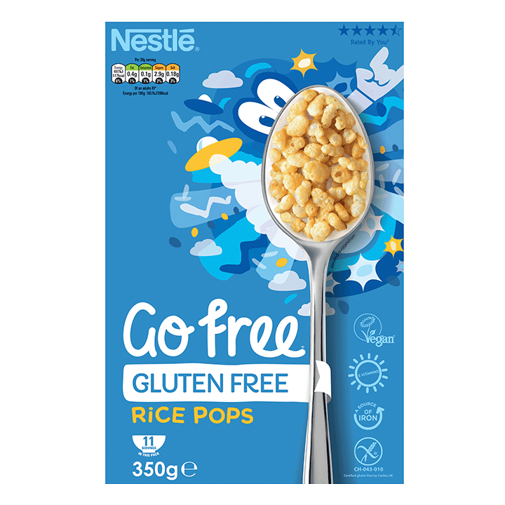 Nestlé Go Free Rice Pops 500g