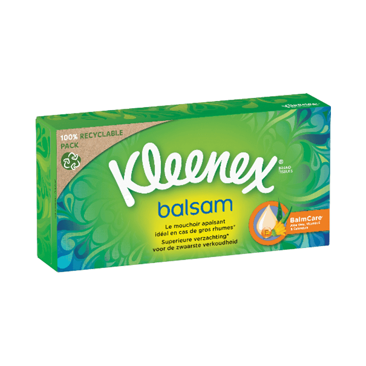 Kleenex® Mouchoirs Boîte Balsam x64