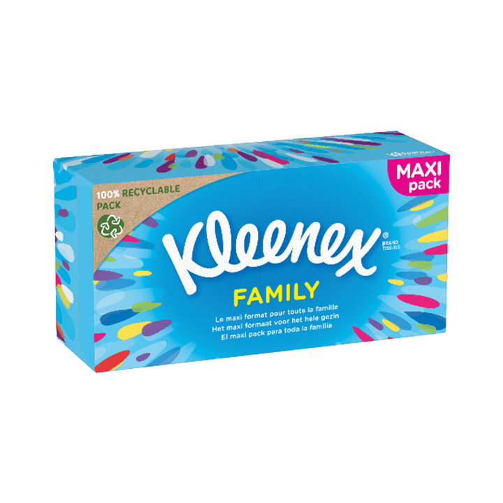 Kleenex® Mouchoirs Boîte  Family x128