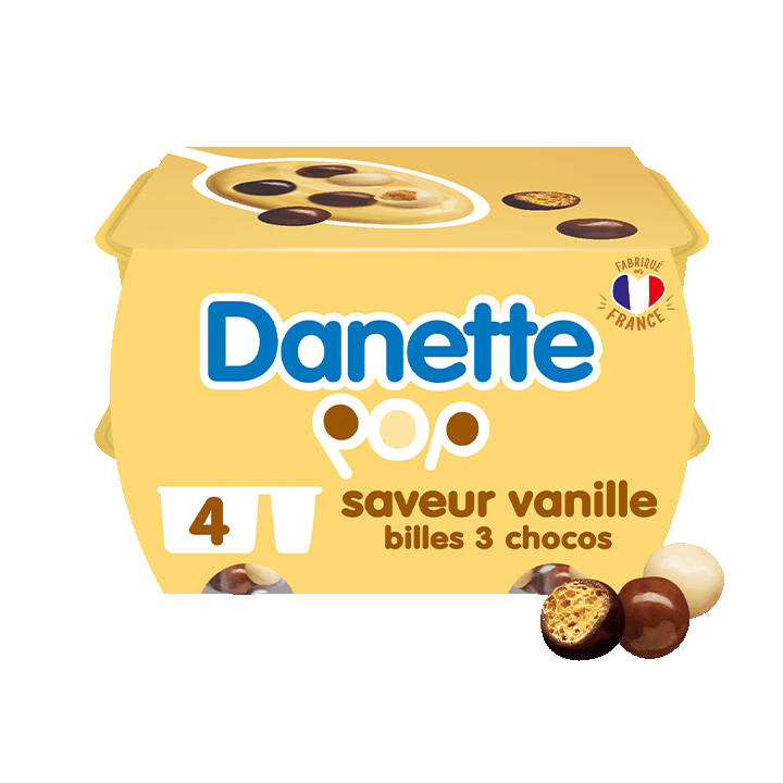 Saveur Vanille Billes 3 Chocos - 4x117g
