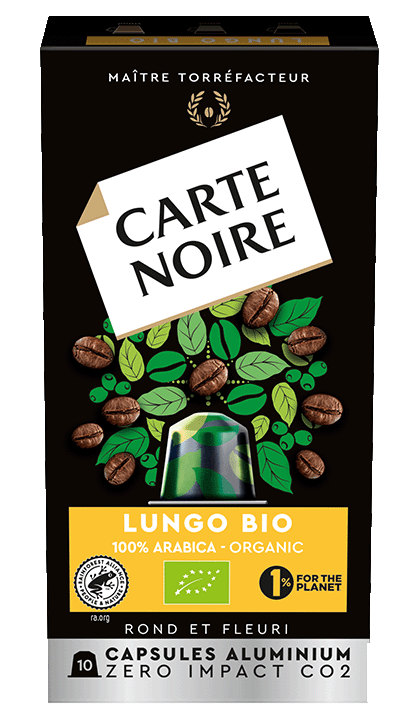 Lungo Bio, 10 capsules en aluminium
