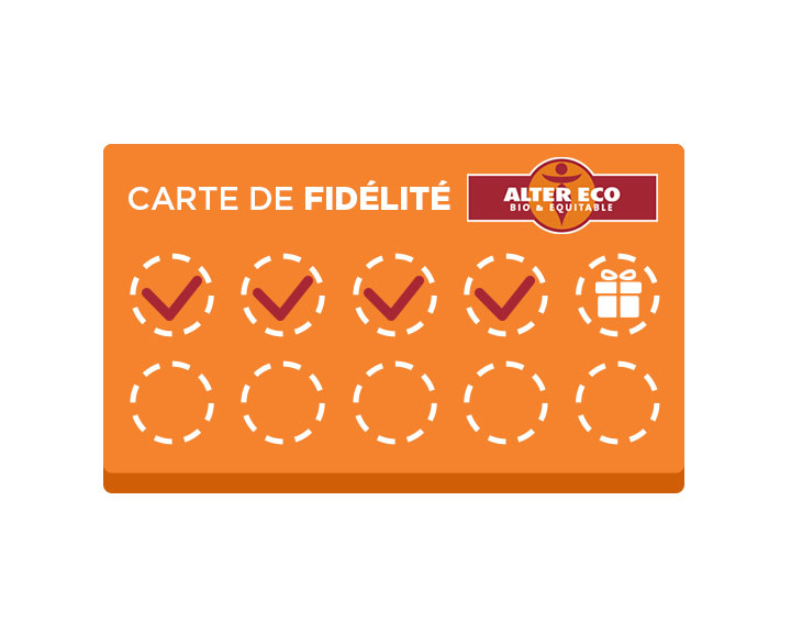 Cumulez des achats Alter Eco au choix parmi