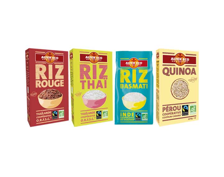 Les riz et quinoa - 4 références