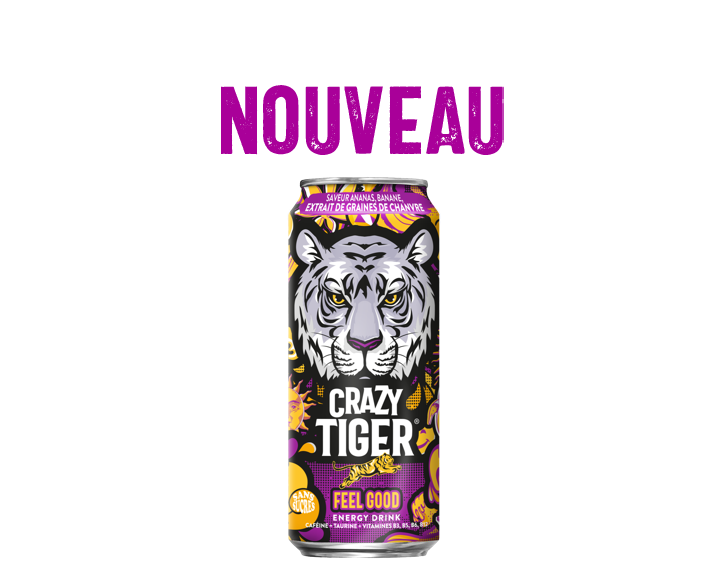 Crazy Tiger FEEL GOOD - Canette 50cl
