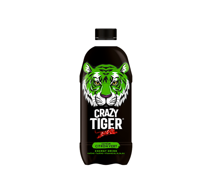 Crazy Tiger saveur Citron vert - PET 1L