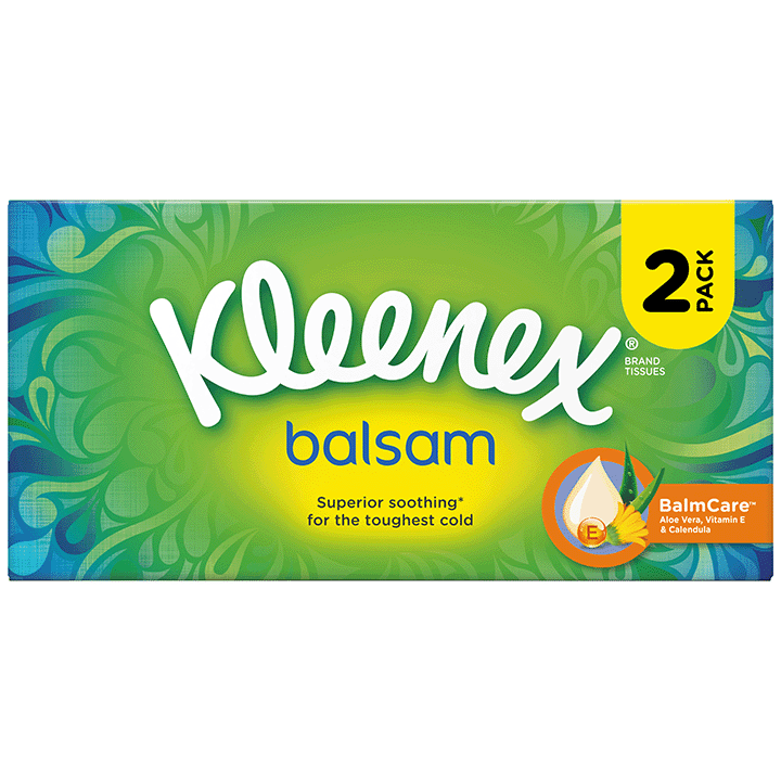 Kleenex® Balsam Tissues Twin Pack