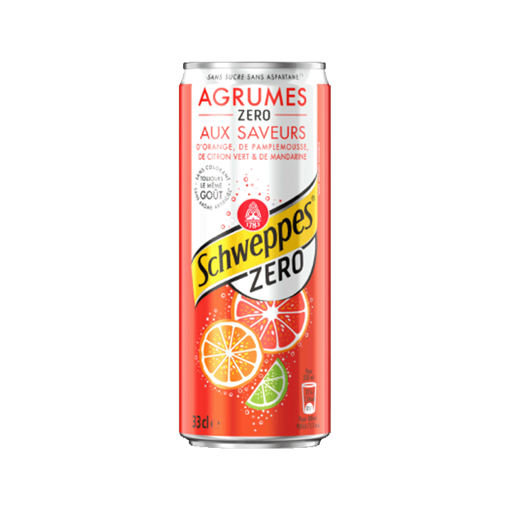 Schweppes Agrumes Zero 33cl