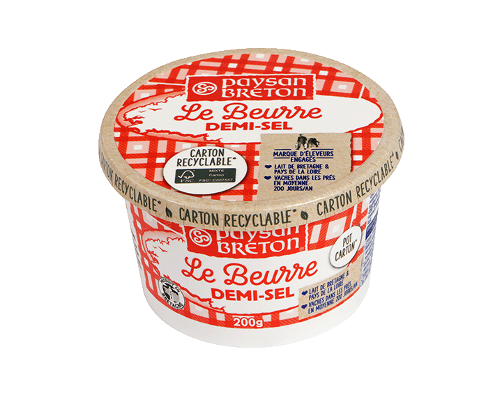 Le Beurrier Demi-sel 200g