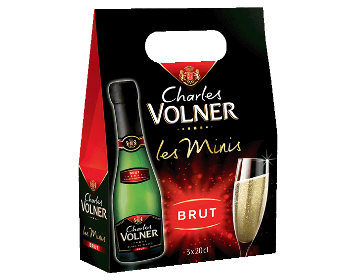 Charles VOLNER Les Minis Brut 3 x 20 cl