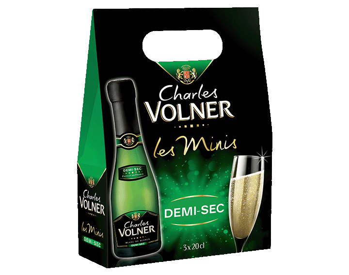 Charles VOLNER Les Minis Demi-Sec 3 x 20 cl