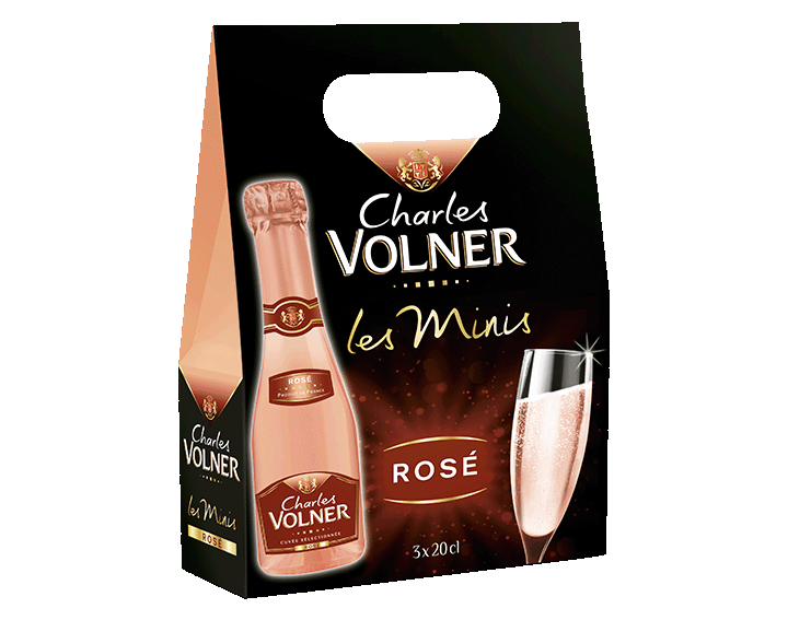 Charles VOLNER Les Minis Rosé 3 x 20 cl