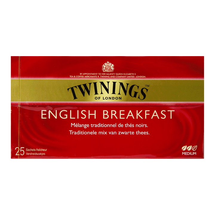 Twinings Thé English breakfast sachets