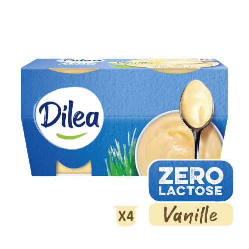 Dilea Crème dessert Vanille 4x125g