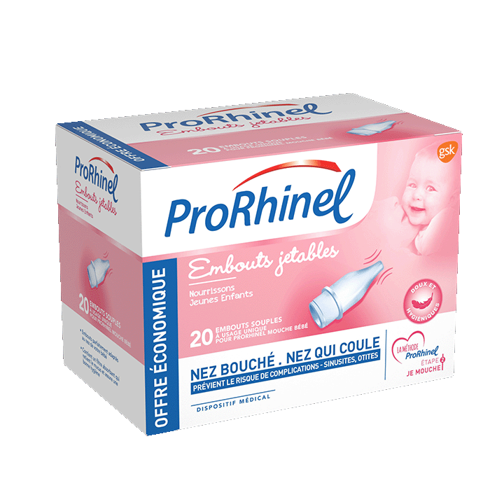 PRORHINEL Embouts jetables souples x 20