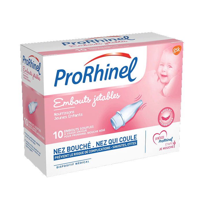 PRORHINEL Embouts jetables souples x 10