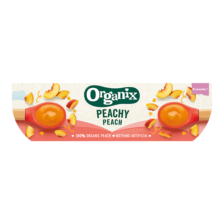 Organix Peachy Peach (2x100g)