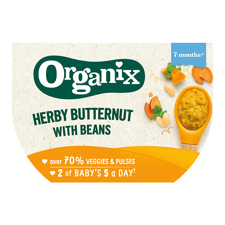 Organix Herby Butternut with Beans (130g)