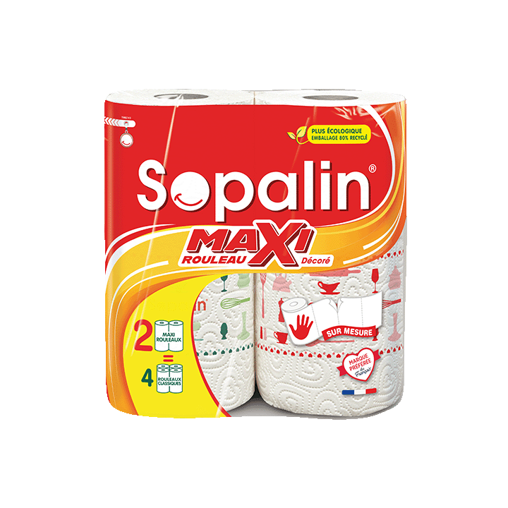 Sopalin® Maxi Rouleaux Décoré x2 = 4