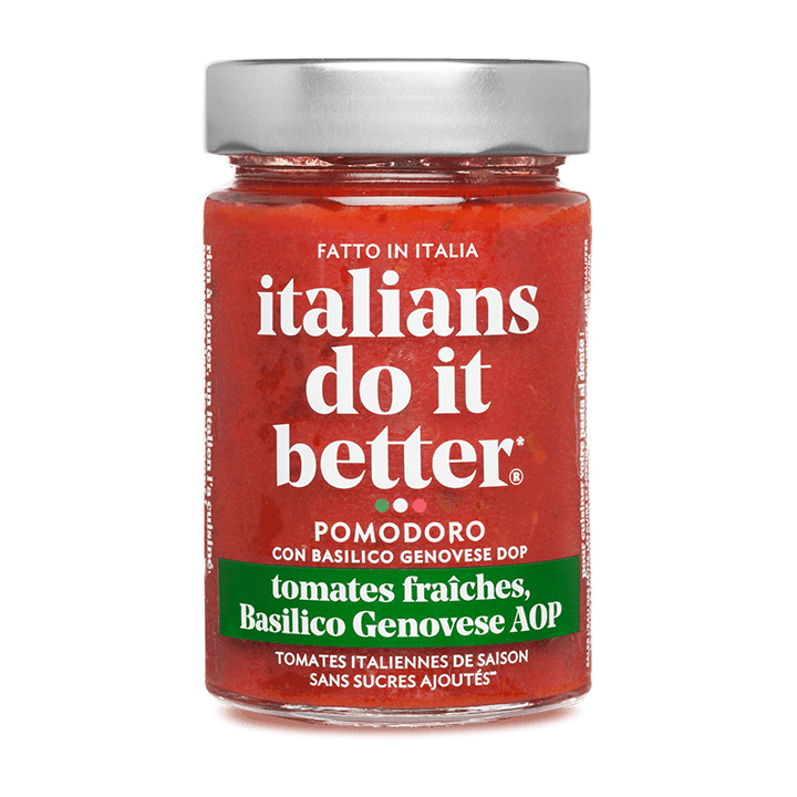 Pomodoro - Tomates fraîches & Basilic AOP 190g