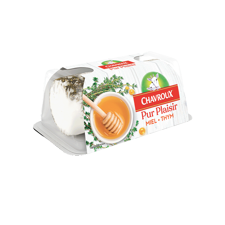 Chavroux - Bûche Miel Thym 100g