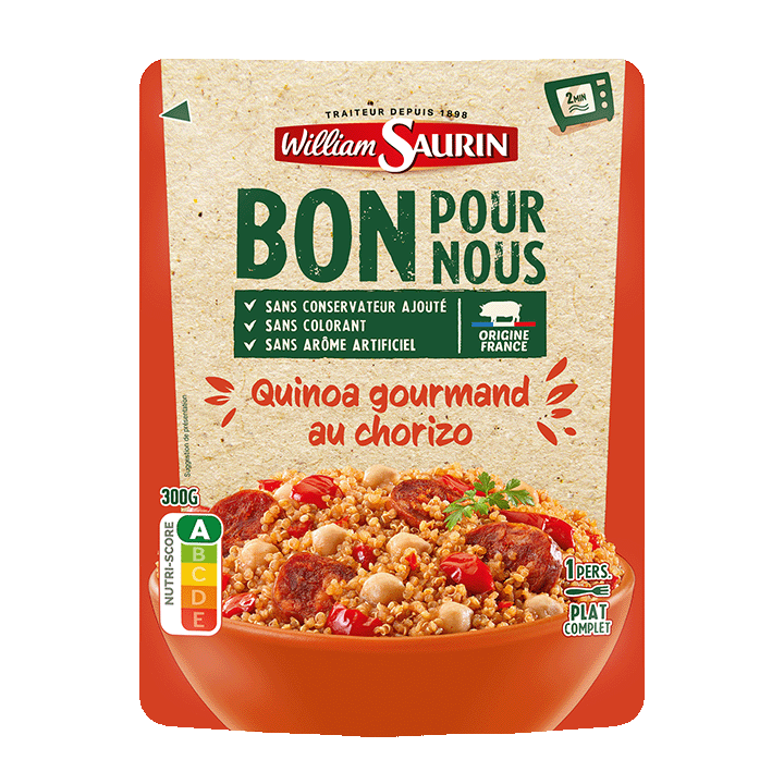 Quinoa gourmand au chorizo - 300g