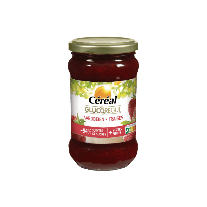 Céréal Confiture Glucoregul Fraises