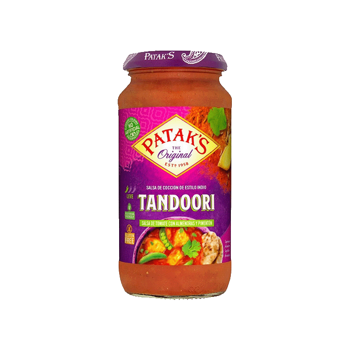 Patak's Sauce Curry Tandoori 450 gr