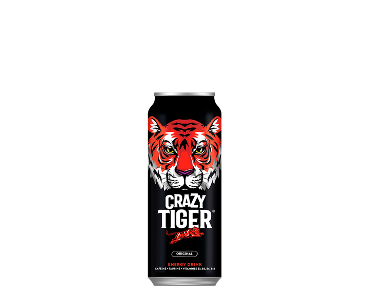 Crazy Tiger Original - Canette 50cl