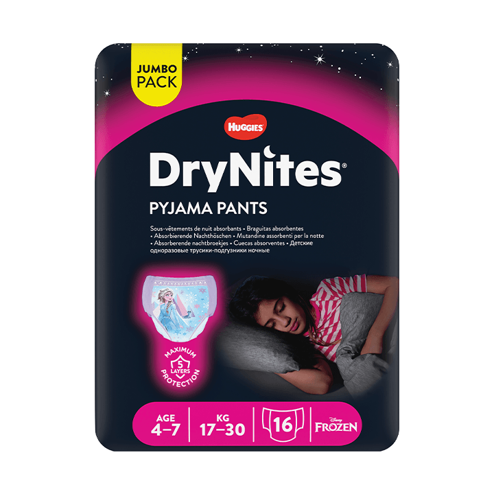 DryNites©️ 4-7 ans (17-30 kg) x16