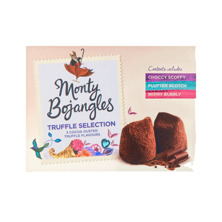 Monty Bojangles Selection Of Cocoa Truffles