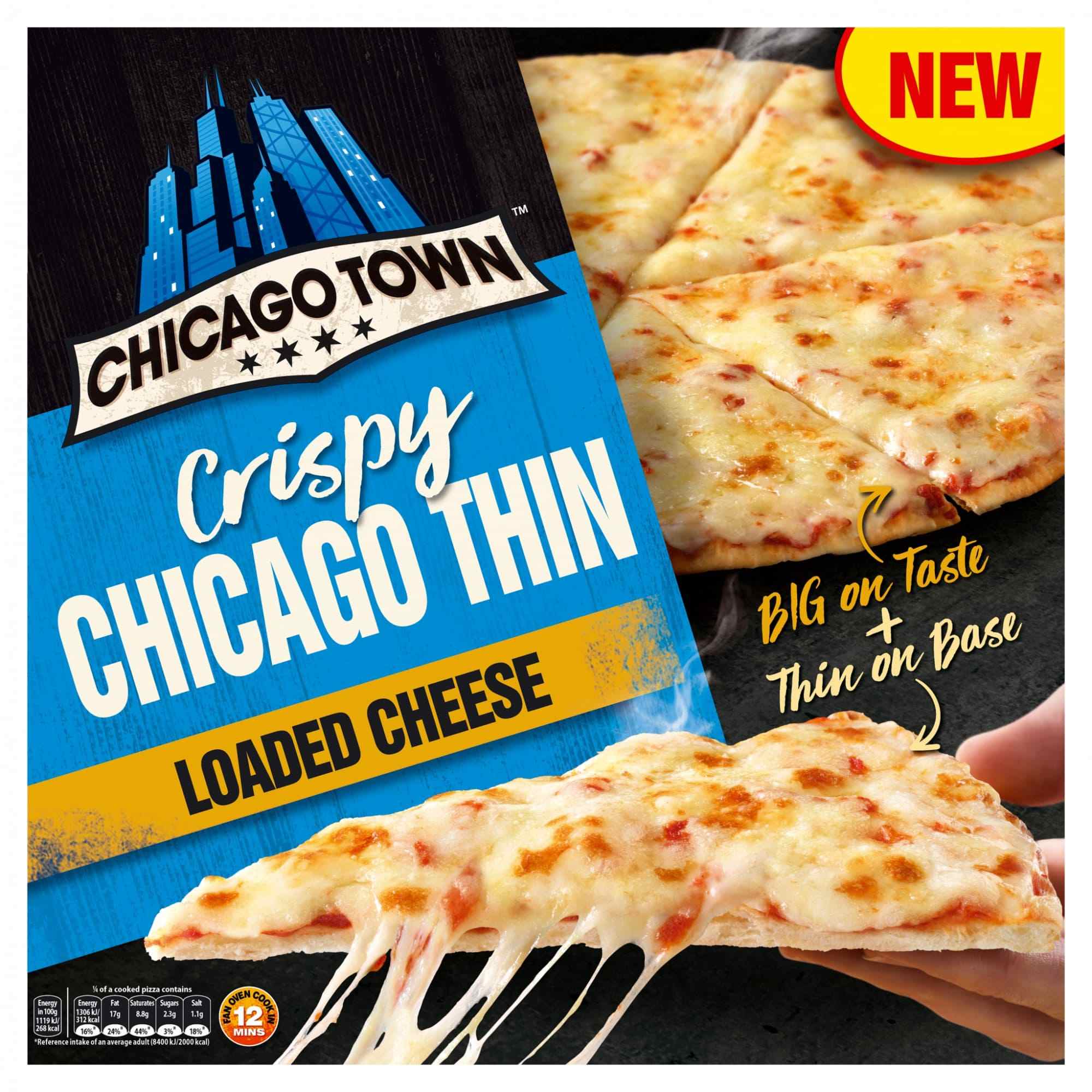 Crispy Chicago Thin Cheese 439g