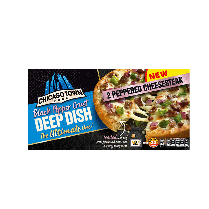 Deep Dish Ultimate Peppered Cheesesteak 2x160g