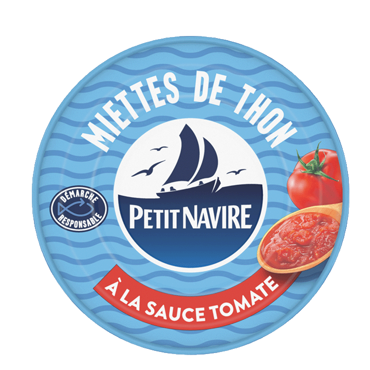 Miettes de thon à la sauce tomate 140g